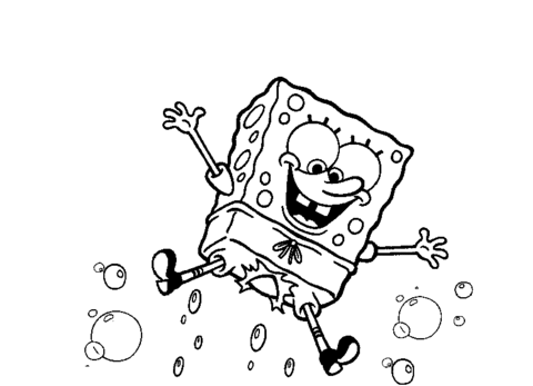 Spongebob Squarepants Coloring Page